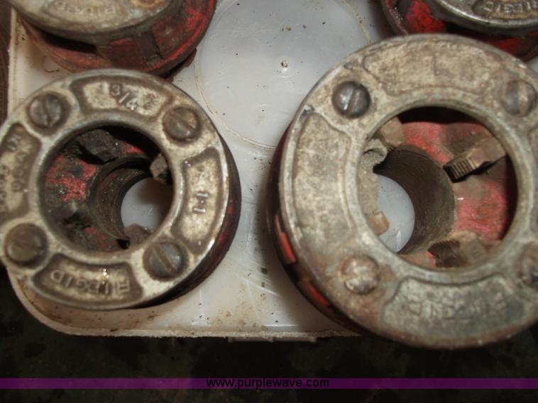 image for item G9421 (3) Ridgid pipe threaders with dies