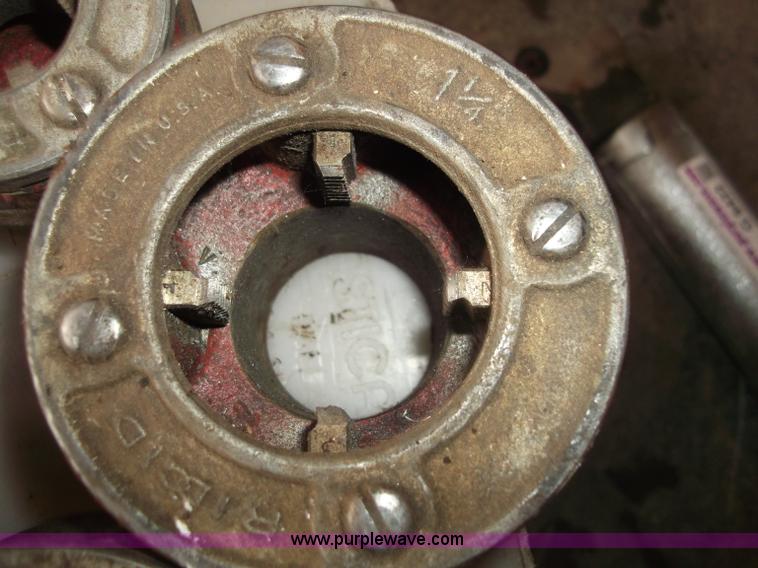 image for item G9421 (3) Ridgid pipe threaders with dies