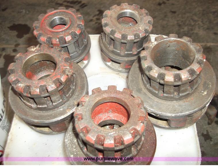 image for item G9421 (3) Ridgid pipe threaders with dies