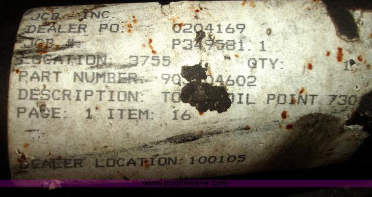 image for item G9423 Moil point for hydraulic hammer on backhoe