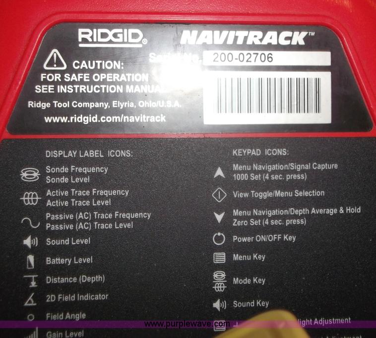 image for item G9425 Ridgid Navitrack pipe locator