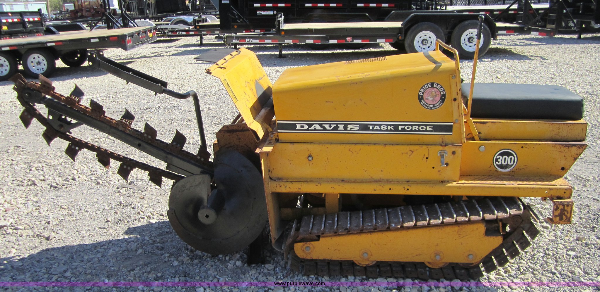 Davis TF300 trencher in Wichita, KS Item C5121 sold Purple Wave