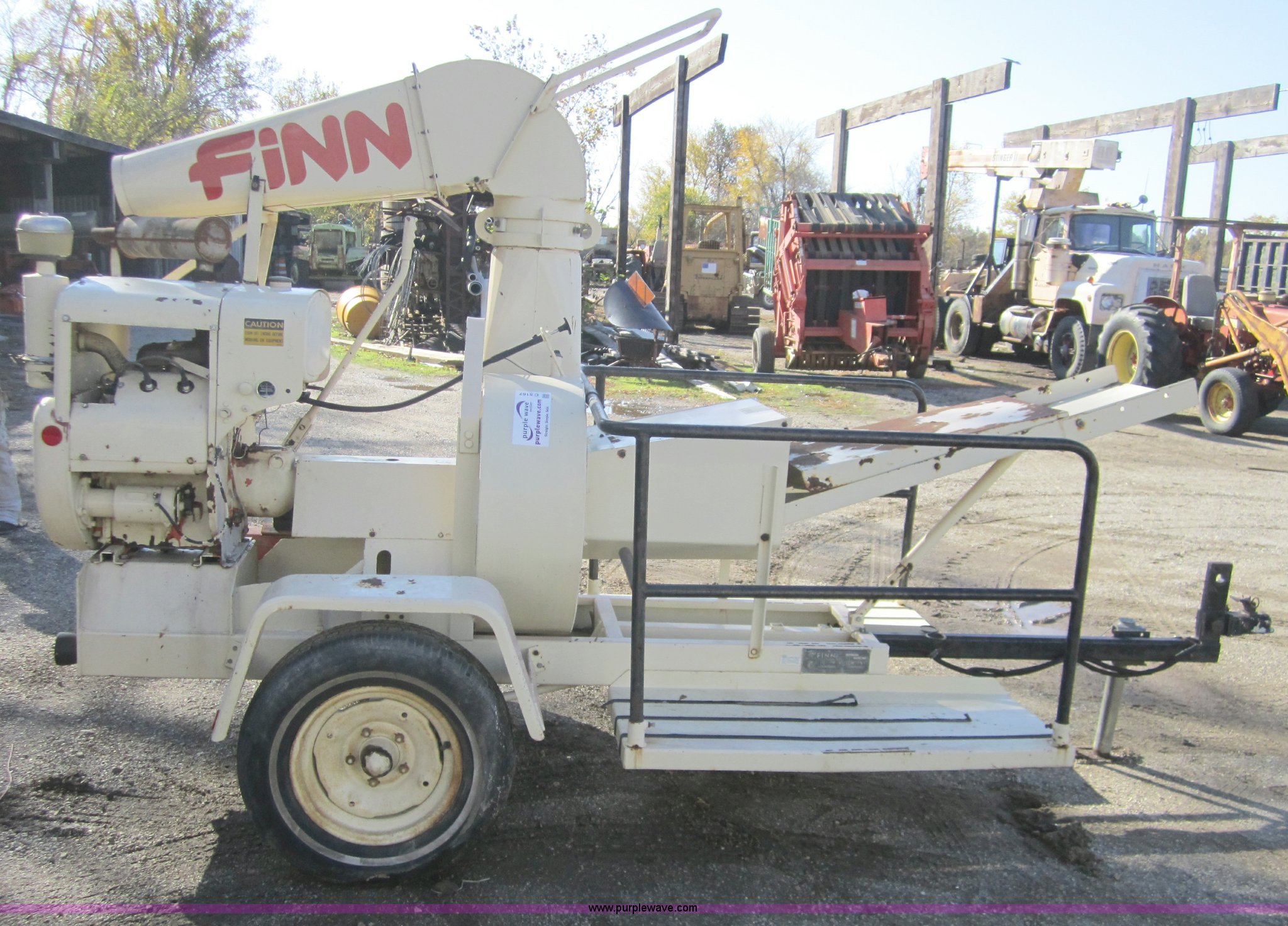 Finn BMS24 hay mulcher/blower in Columbus, KS Item C5167 sold