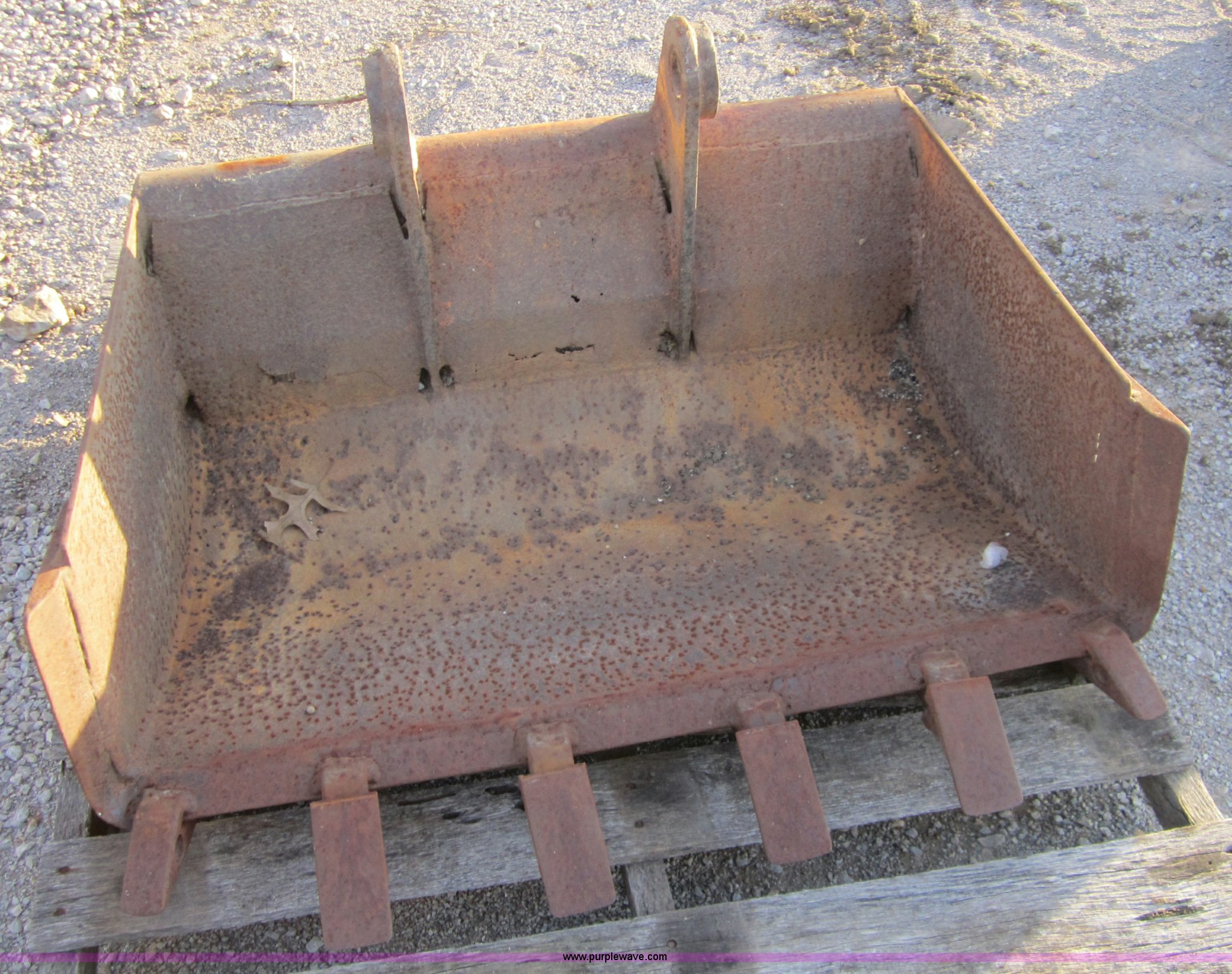 Case 36" backhoe grave yard bucket in Wann, OK Item C5221 sold
