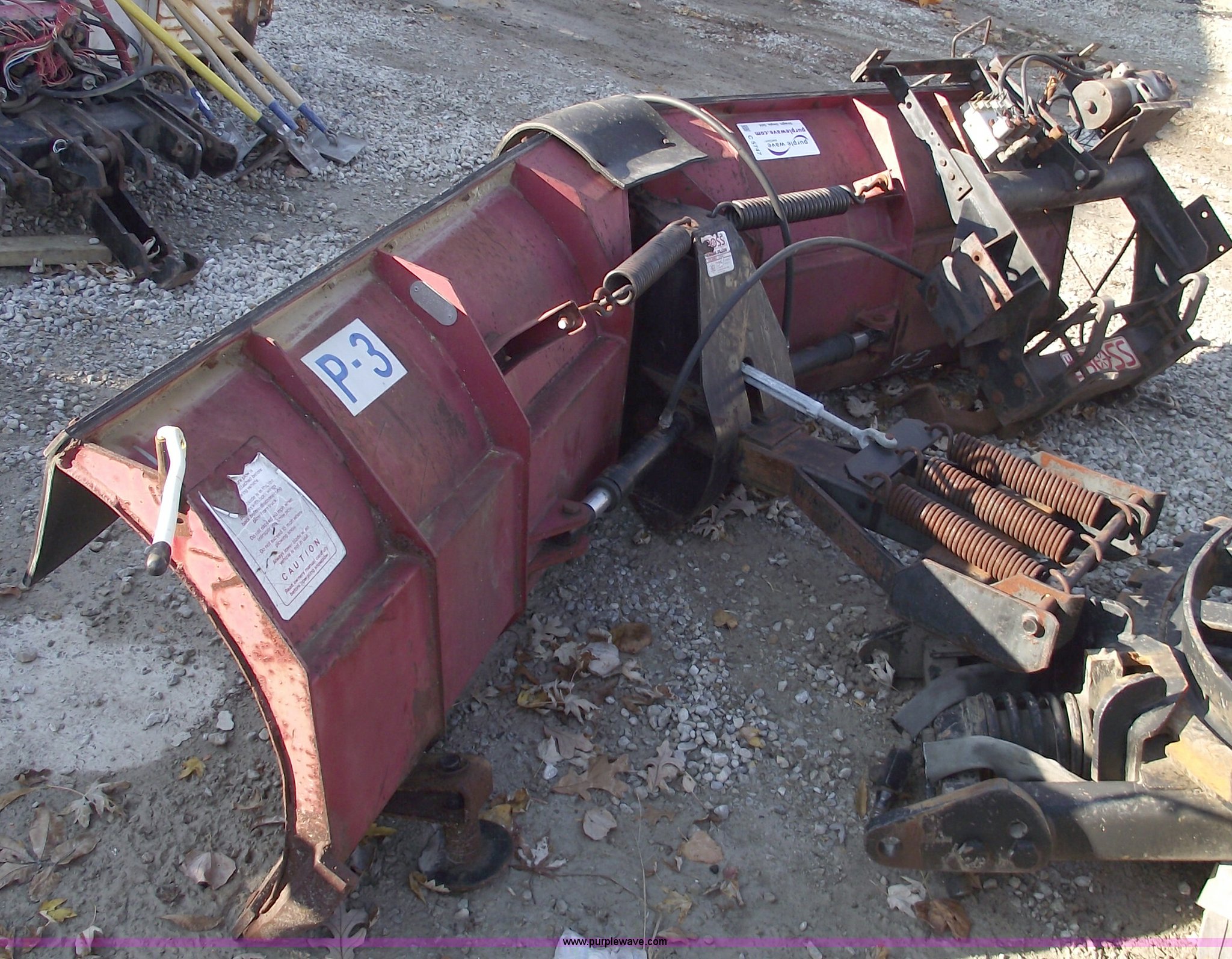 Boss 9'2" Vplow with mounting bracket in Harrisonville, MO Item