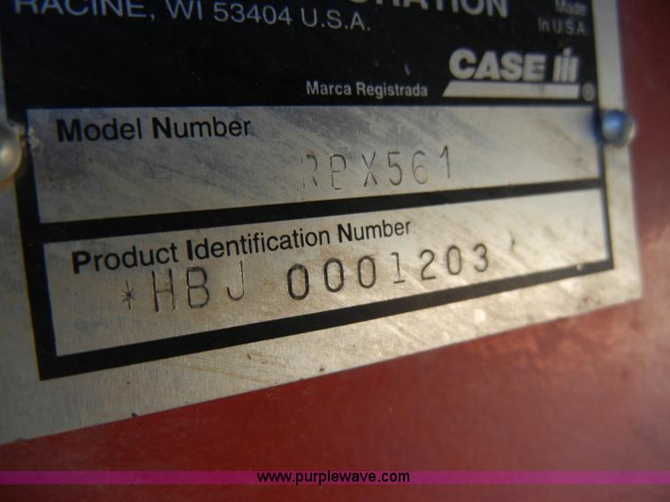 image for item A3303 Case RBX561 round baler