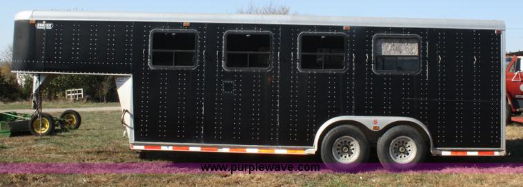 image for item A6528 1994 Sooner gooseneck horse trailer