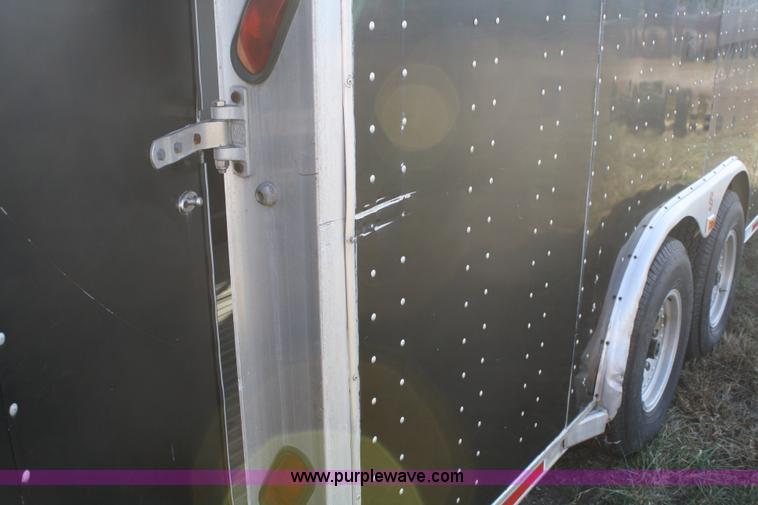 image for item A6528 1994 Sooner gooseneck horse trailer