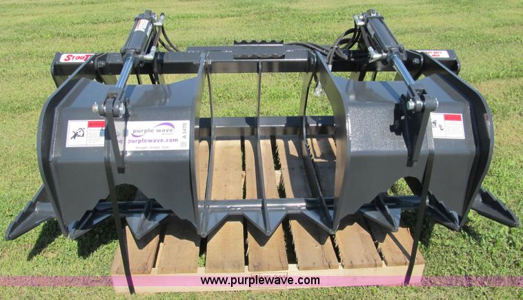 image for item A8025 Stout HDU72 hydraulic brush grapple