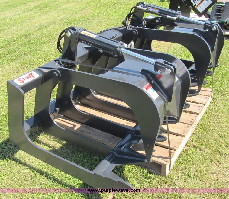 image for item A8025 Stout HDU72 hydraulic brush grapple