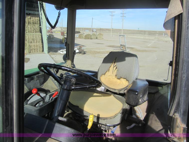 image for item B5549 1990 John Deere 4555 MFWD tractor