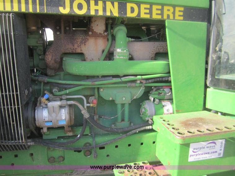 image for item B5549 1990 John Deere 4555 MFWD tractor