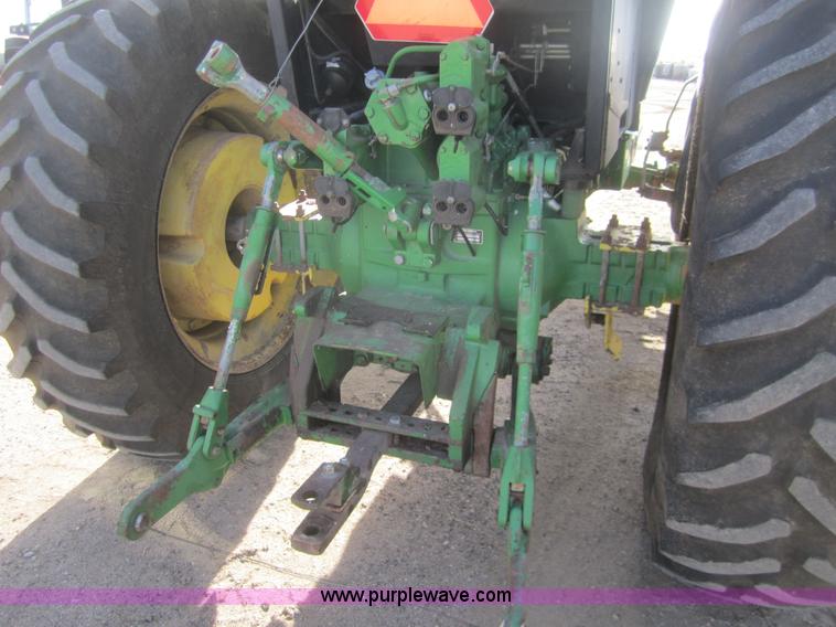 image for item B5549 1990 John Deere 4555 MFWD tractor