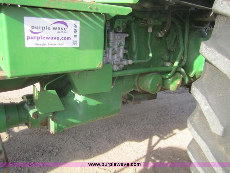 image for item B5549 1990 John Deere 4555 MFWD tractor
