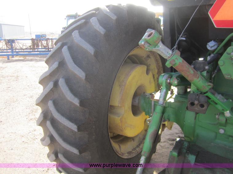 image for item B5549 1990 John Deere 4555 MFWD tractor
