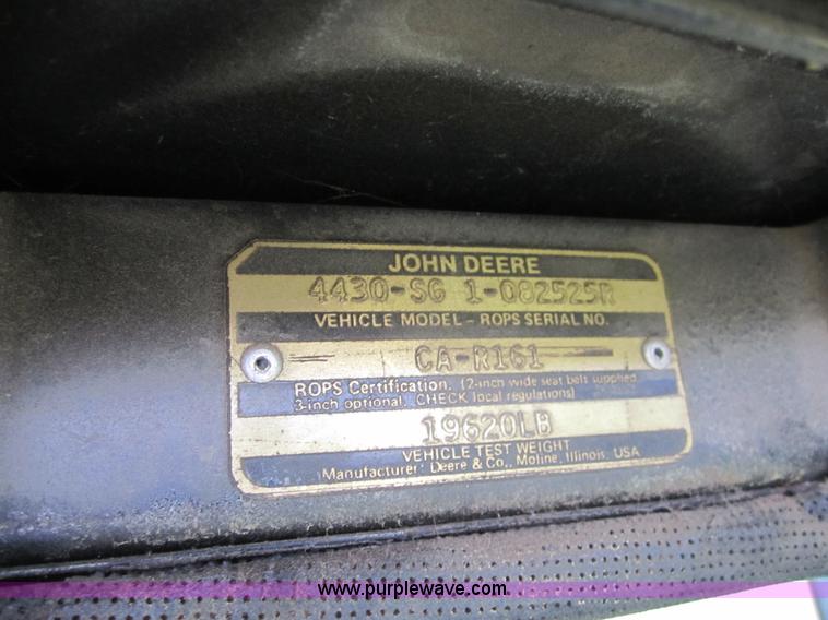 image for item C5213 1978 John Deere 4430 tractor