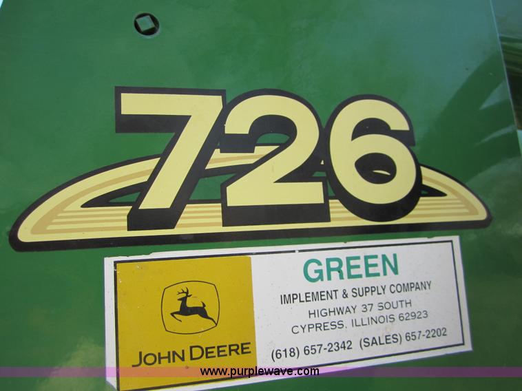 image for item C5214 John Deere 726 loader attachment