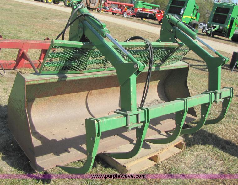 image for item C9547 98" loader bucket with five tine grapple