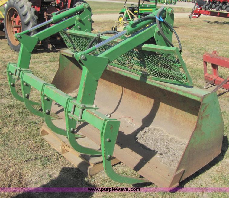 image for item C9547 98" loader bucket with five tine grapple