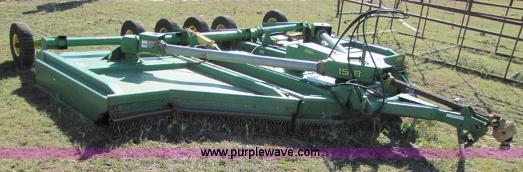 image for item C9596 John Deere 1518  15' bat wing rotary mower