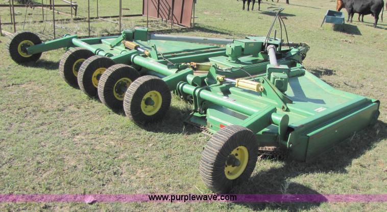 image for item C9596 John Deere 1518  15' bat wing rotary mower