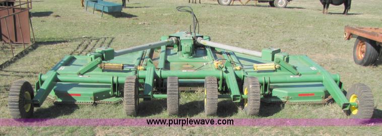 image for item C9596 John Deere 1518  15' bat wing rotary mower
