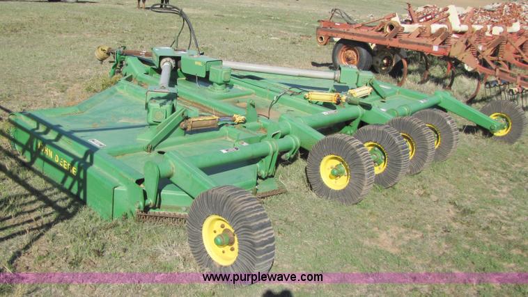 image for item C9596 John Deere 1518  15' bat wing rotary mower