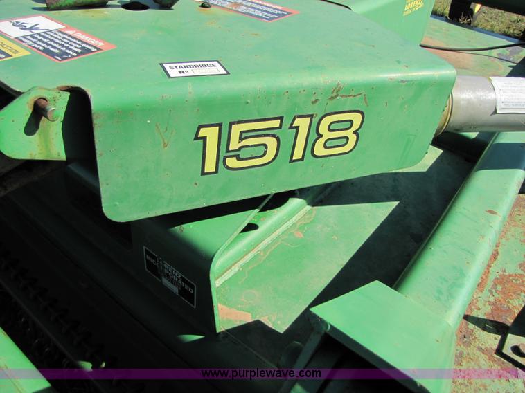 image for item C9596 John Deere 1518  15' bat wing rotary mower