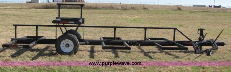image for item C9597 2008 KWF eight bale hay trailer with Quick-tach hay spike