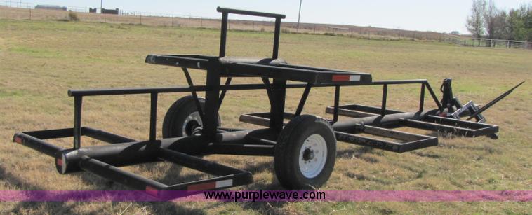 image for item C9597 2008 KWF eight bale hay trailer with Quick-tach hay spike