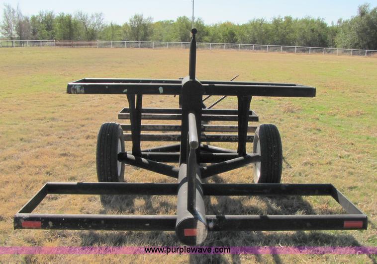 image for item C9597 2008 KWF eight bale hay trailer with Quick-tach hay spike