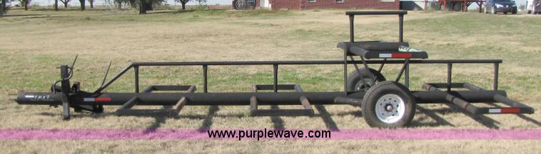 image for item C9597 2008 KWF eight bale hay trailer with Quick-tach hay spike