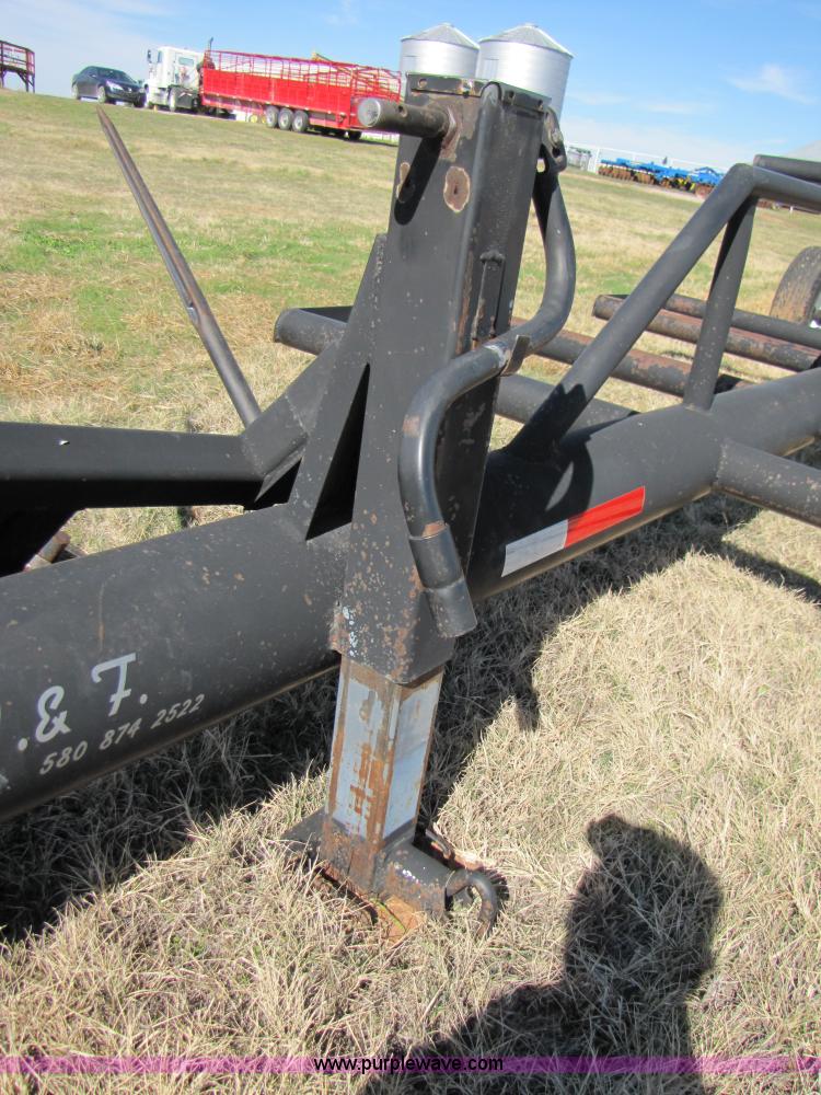 image for item C9597 2008 KWF eight bale hay trailer with Quick-tach hay spike