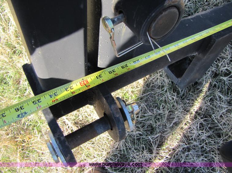 image for item C9597 2008 KWF eight bale hay trailer with Quick-tach hay spike