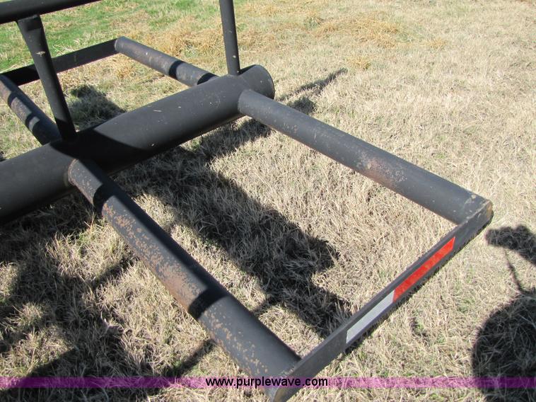 image for item C9597 2008 KWF eight bale hay trailer with Quick-tach hay spike