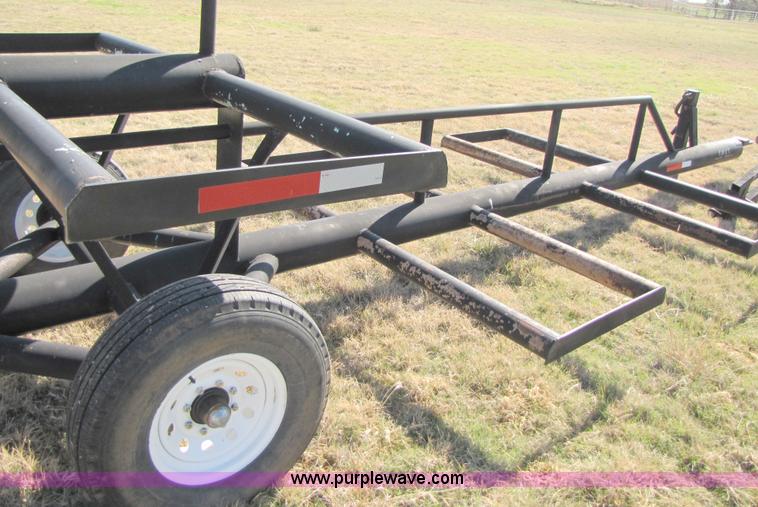 image for item C9597 2008 KWF eight bale hay trailer with Quick-tach hay spike