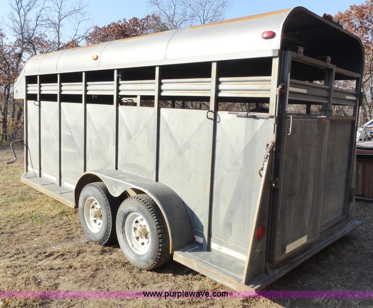 image for item H9019 1994 Kodiak 17' gooseneck trailer