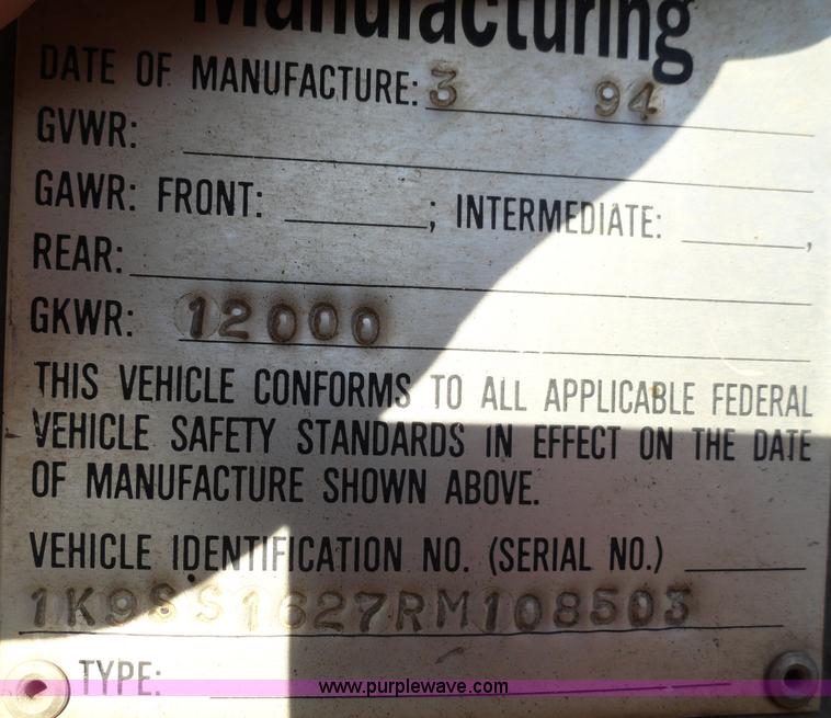 image for item H9019 1994 Kodiak 17' gooseneck trailer