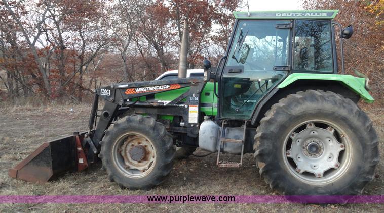 image for item H9021 1988 Deutz Allis 6275 MFWD tractor