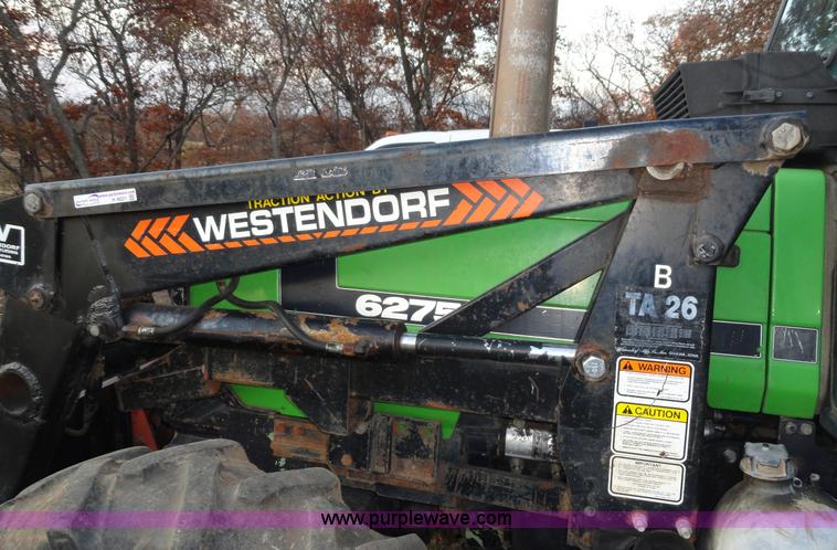 image for item H9021 1988 Deutz Allis 6275 MFWD tractor