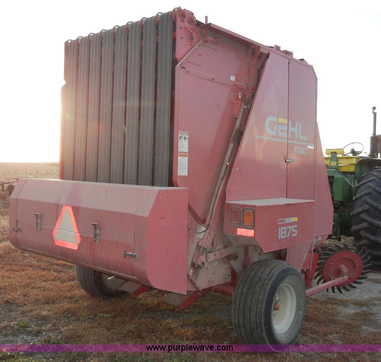image for item H9088 Gehl TDC 1875 round baler