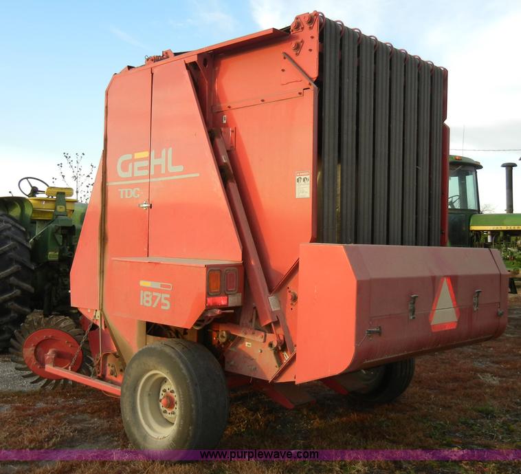 image for item H9088 Gehl TDC 1875 round baler
