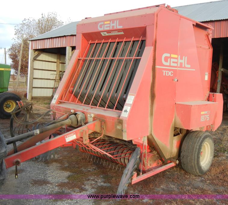 image for item H9088 Gehl TDC 1875 round baler