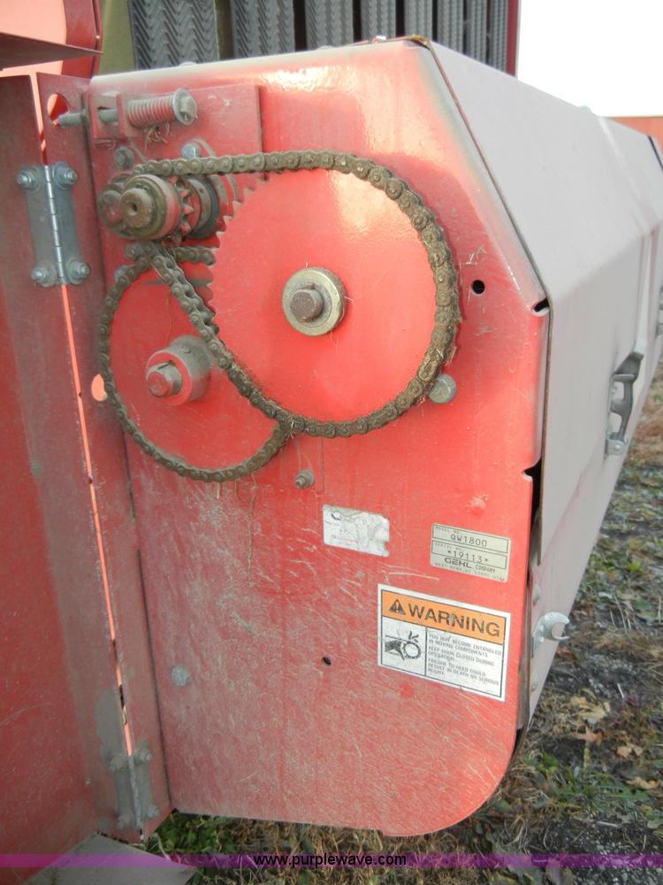 image for item H9088 Gehl TDC 1875 round baler
