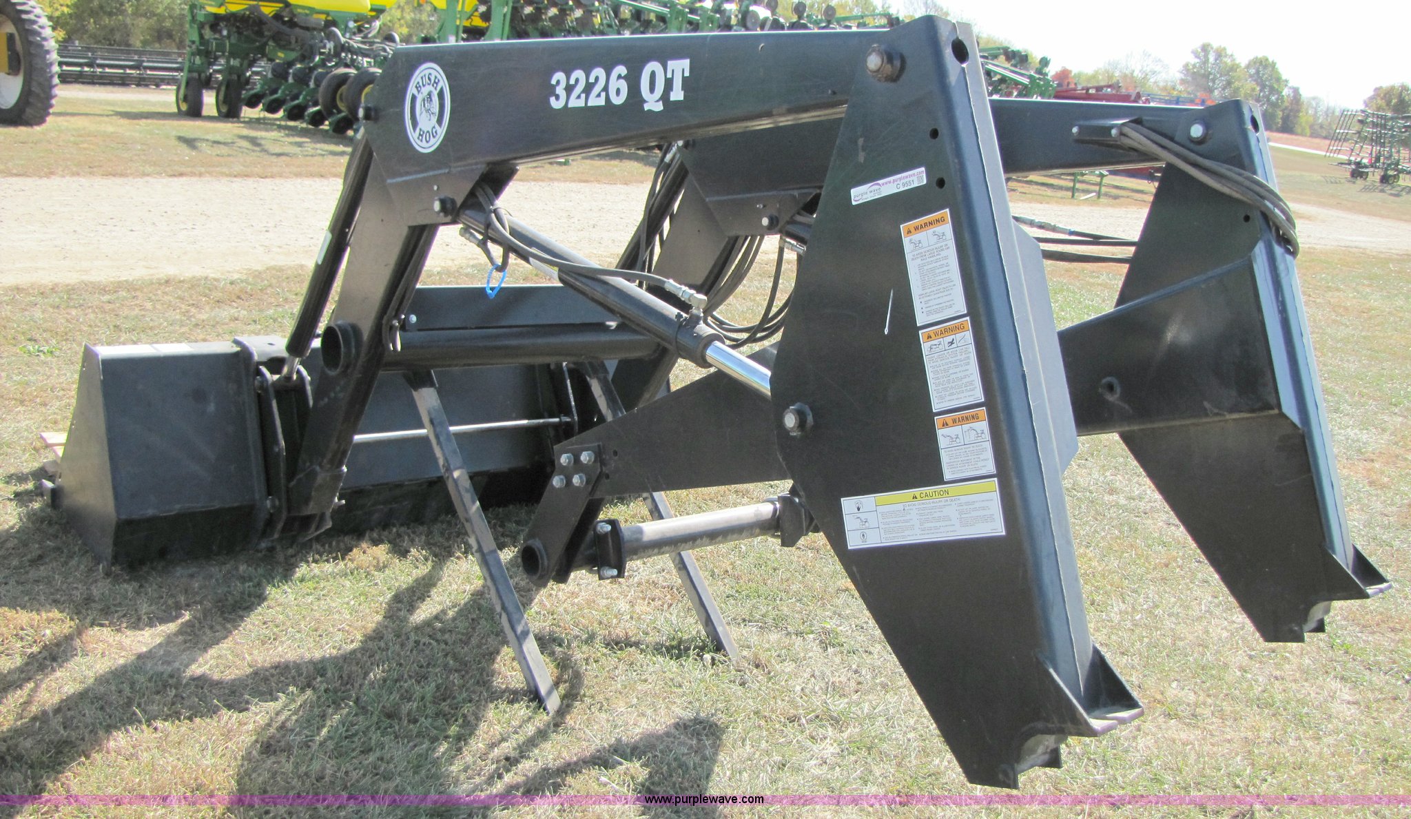 Bush Hog 3226 QT loader in Baldwin City, KS Item C9551 sold Purple Wave
