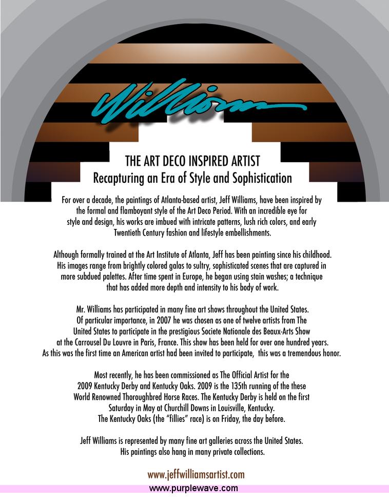 image for item A1402  Limited Edition Print of Jeff Williams "American Dream"