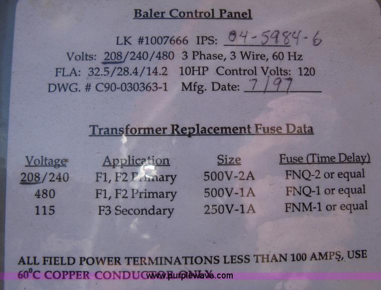 image for item A4460 1997 Load King 1003910 vertical cardboard baler