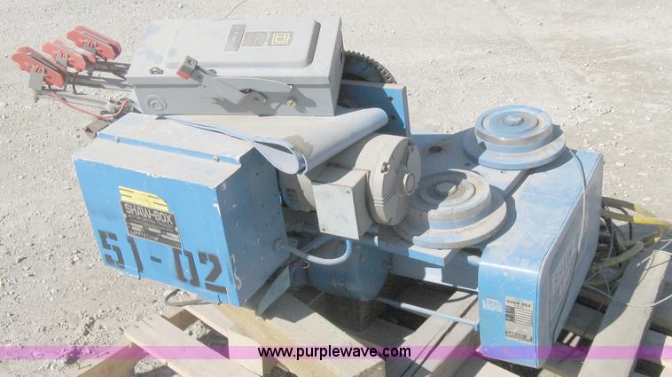 image for item A4461 Shaw-Box motor driven trolley and three ton hoist
