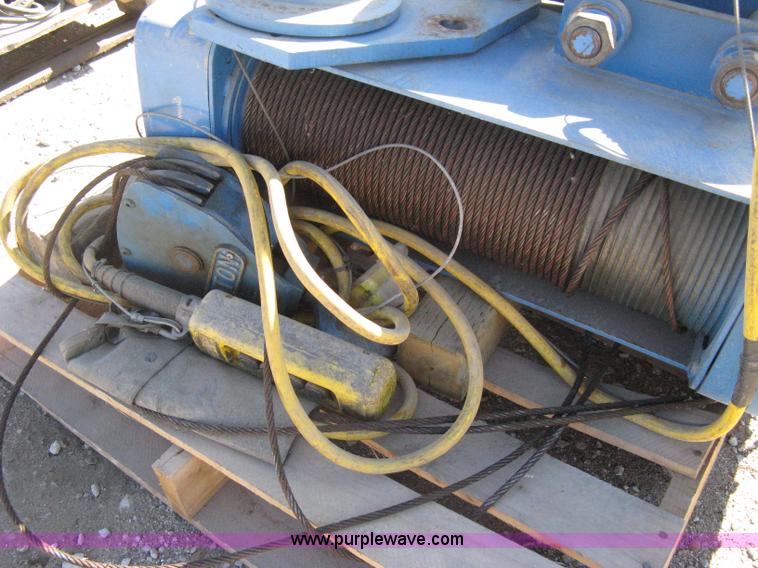 image for item A4461 Shaw-Box motor driven trolley and three ton hoist