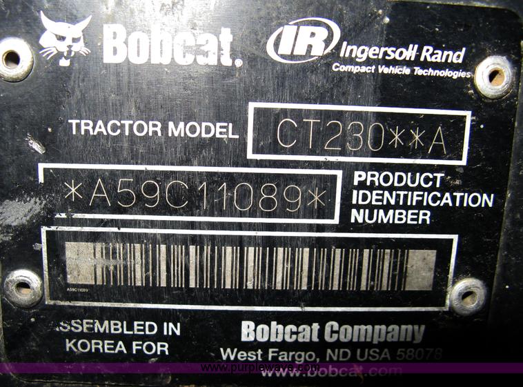image for item A4477 2008 Bobcat CT230  loader tractor